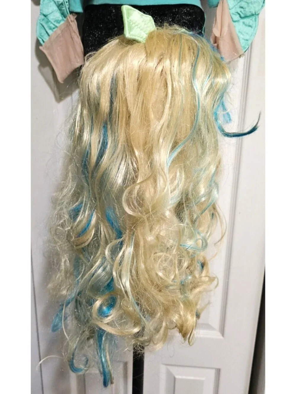 Monster High Blue Lagoona Costume Girl 4-6 Wig Jacket Fins Halloween Kids Rubies